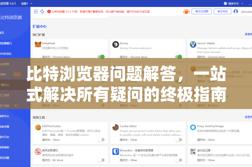 比特浏览器问题解答，一站式解决所有疑问的终极指南