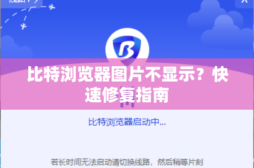 比特浏览器图片不显示？快速修复指南