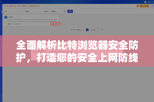 全面解析比特浏览器安全防护，打造您的安全上网防线