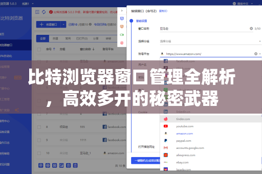 比特浏览器窗口管理全解析，高效多开的秘密武器